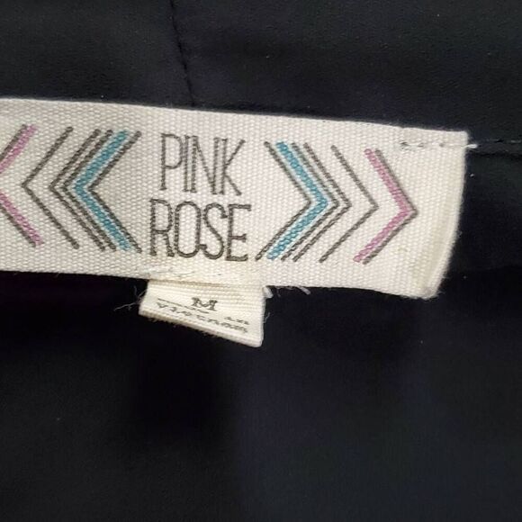 Pink Rose Medium Black Sleeveless Top - Picture 3 of 7